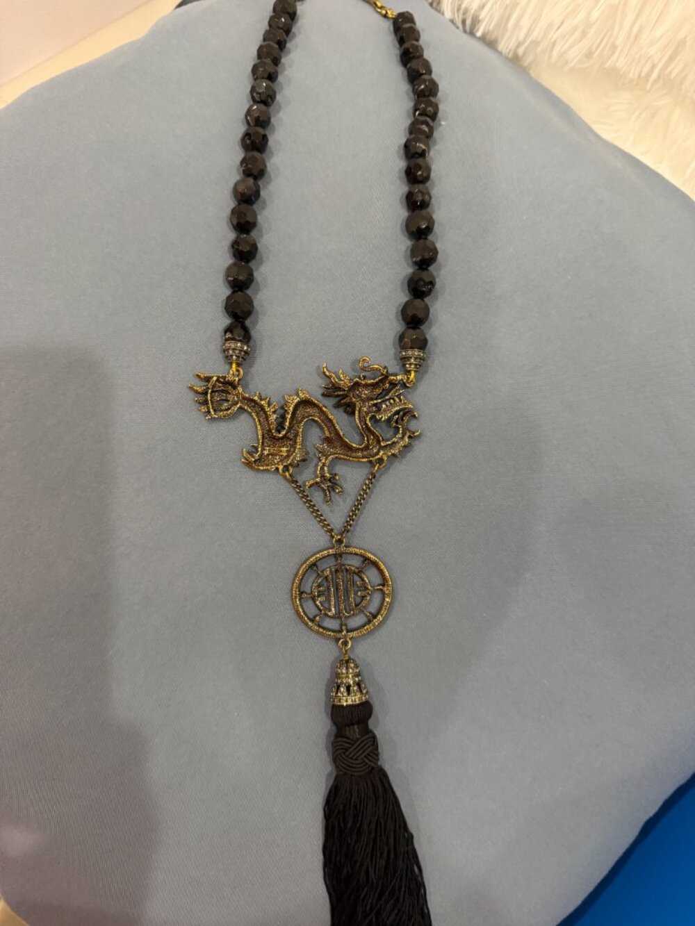 Heidi Daus Chinoiserie Dragon Tassel Necklace - Picture 7 of 17